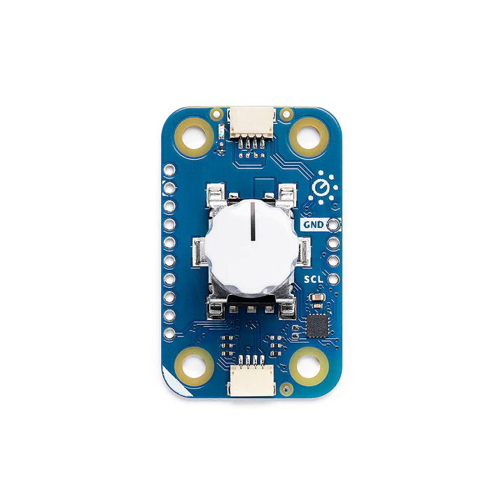 Vue de dessus du module Arduino Modulino Knob ABX00107
