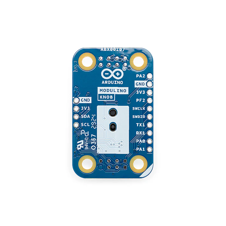 Vue de dessous du module Arduino Modulino Knob ABX00107
