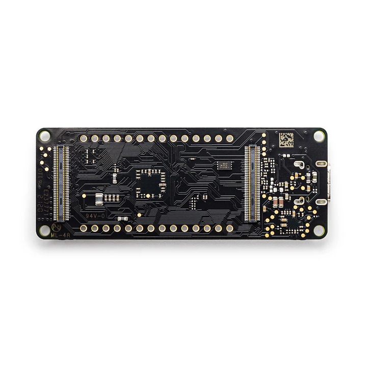 Vue de dessous de la carte Portenta H7 Lite Connected