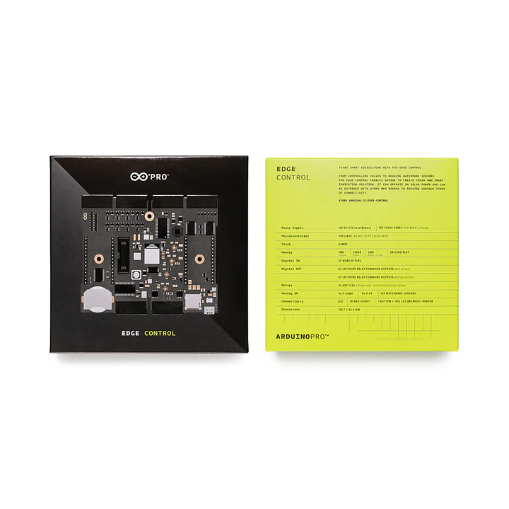 Ouveture de la boite de la carte Arduino Edge Control