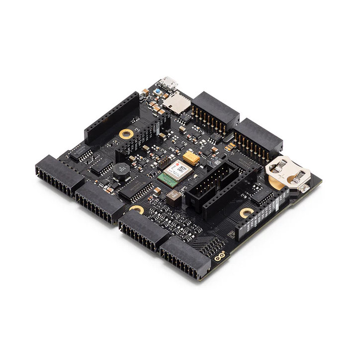 Vue de côté de la carte Arduino Edge Control