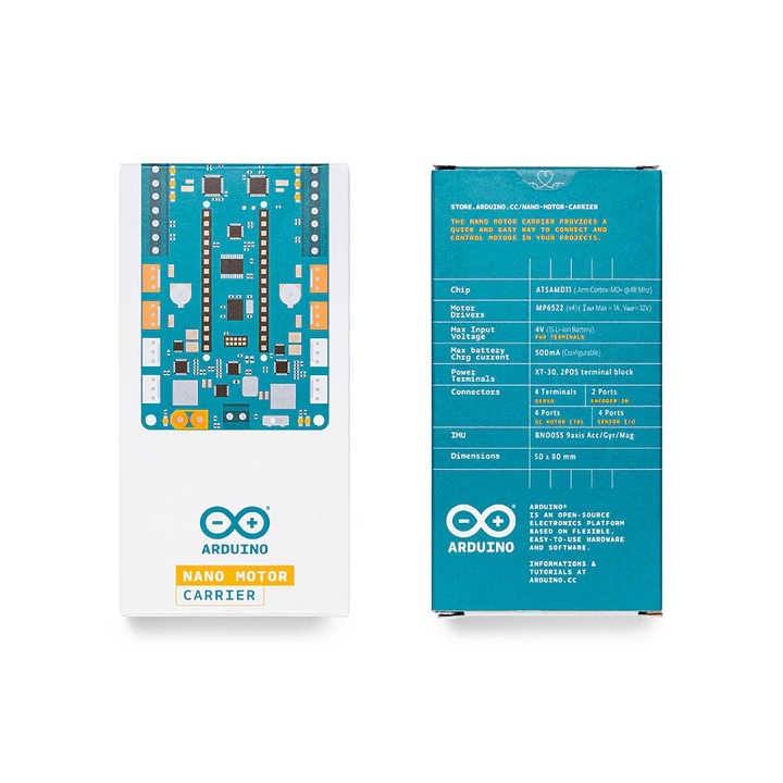 Boite du module Arduino Nano Motor Carrier ABX00041