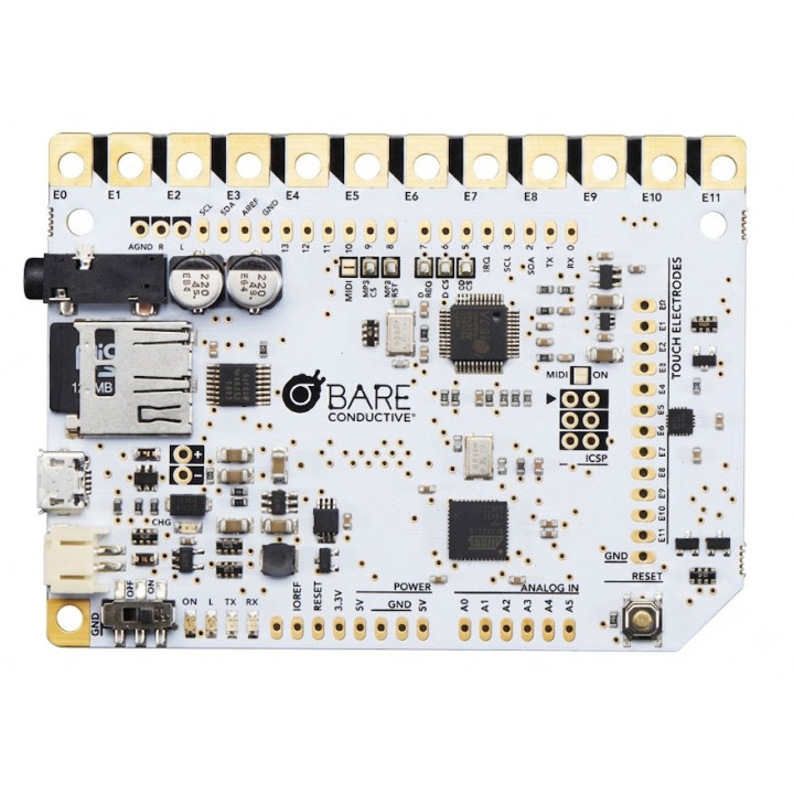 Vue en gros plan de la carte Touch Board SKU5013