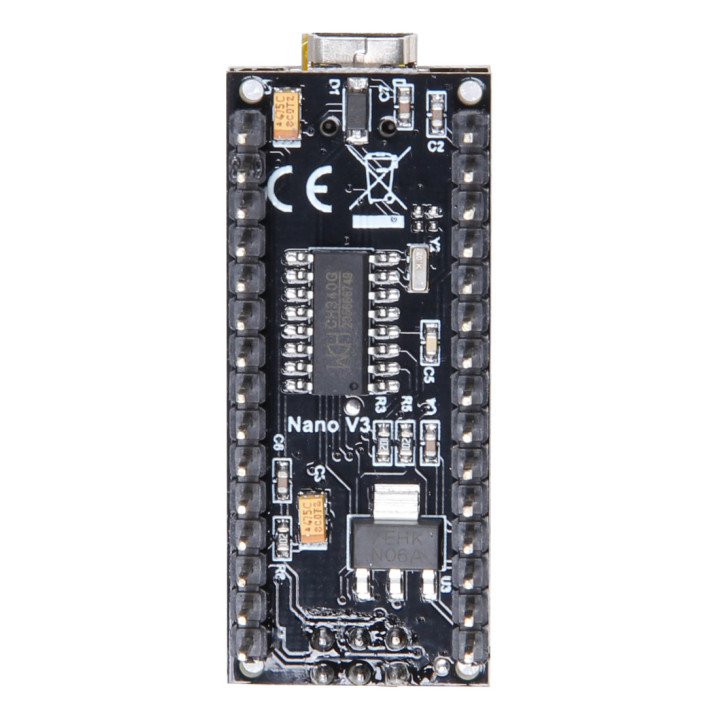 Vue de dessous de la carte Joy-IT ARD NANO V3