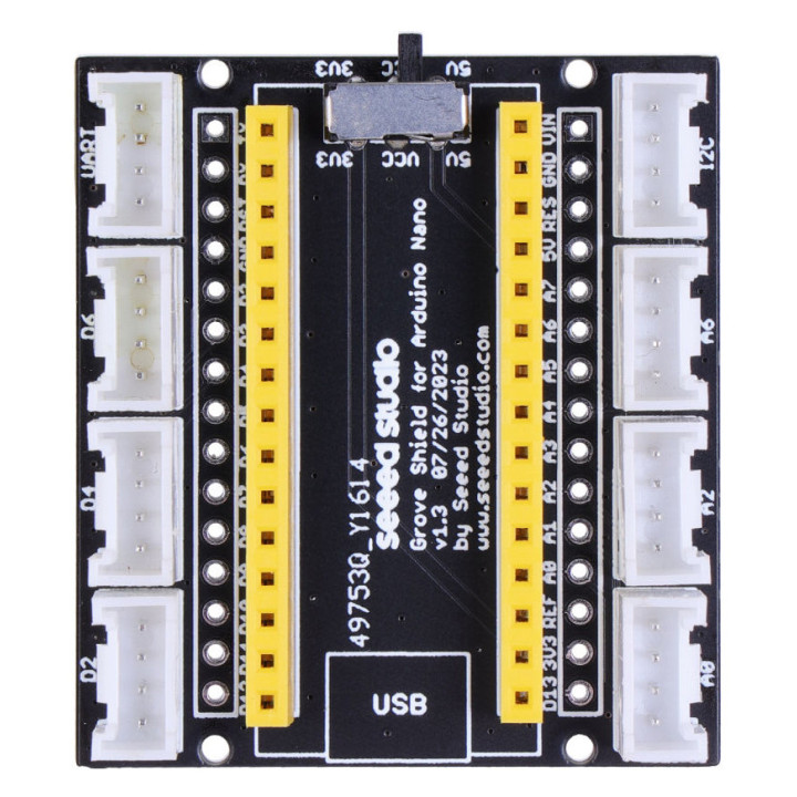 Vue de dessus du Shield Grove pour Arduino® Nano 103100124