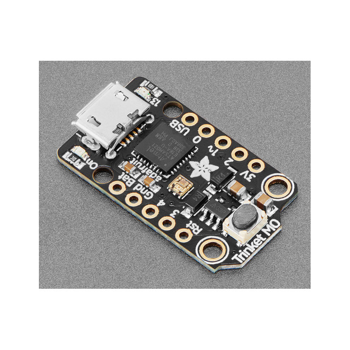 Vue de côté du module Trinket M0 ADA3500
