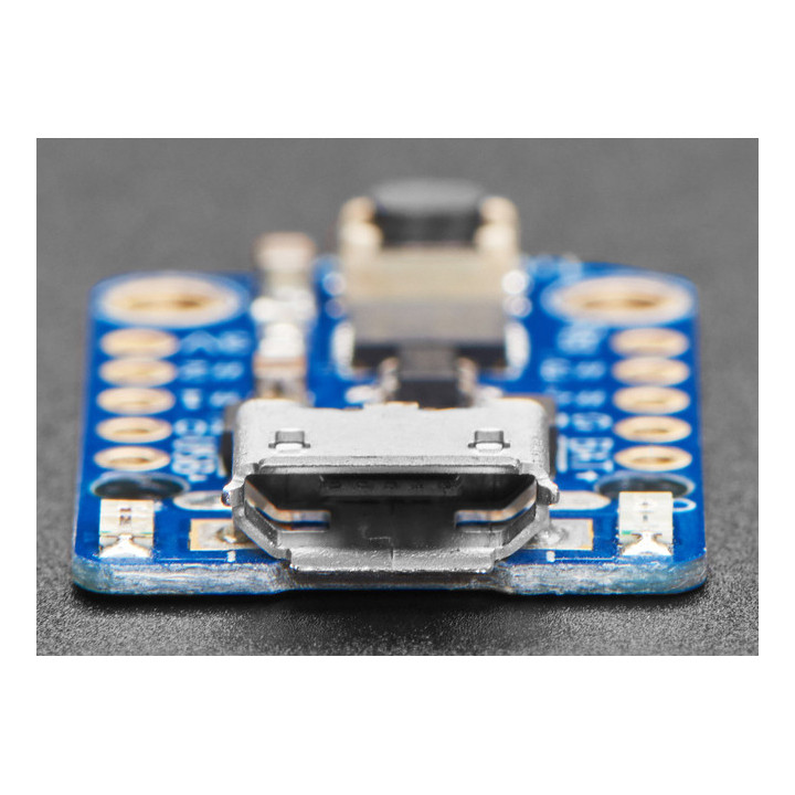 Vue du connecteur  du module Trinket 3 V ADA1500