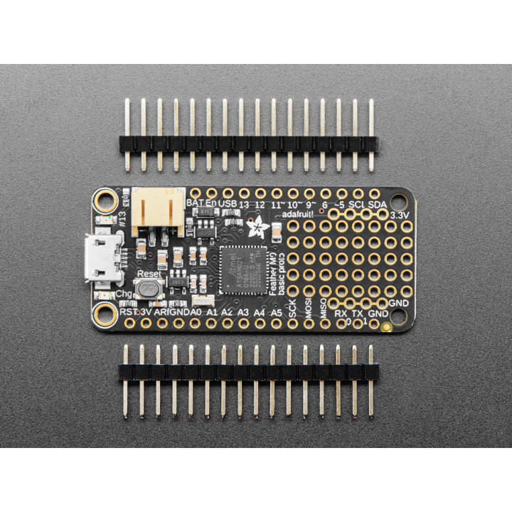 Le Module Feather M0 Basic Proto et ses connecteurs