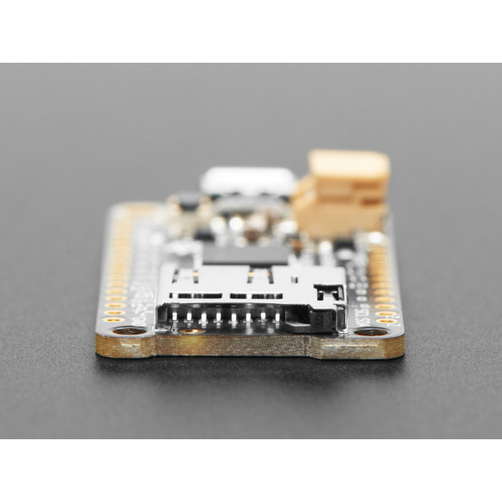 Vue du lecteur de carte mémoire du module Feather 32u4 Adalogger - 2795