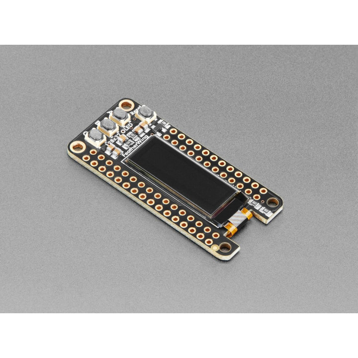 Vue de côté du module FeatherWing OLED - 2900