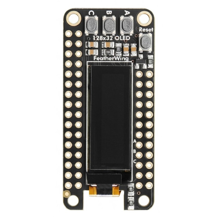 Vue de face du module FeatherWing OLED - 2900