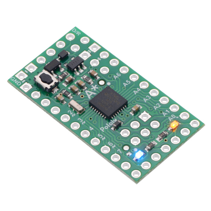 Vue ce côté de la carte A-Star 328PB Micro (sans ses connecteurs)