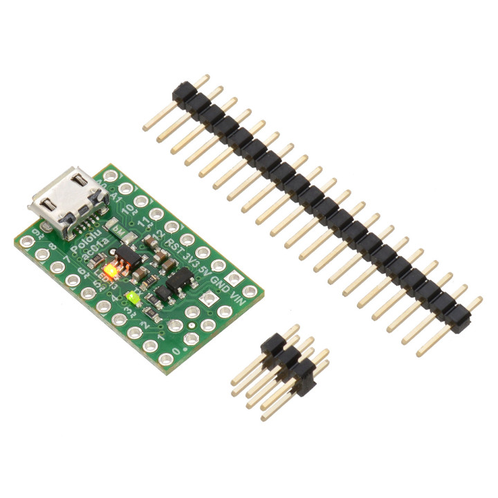 La carte A-Star 32U4 Micro 3101 et ses connecteurs