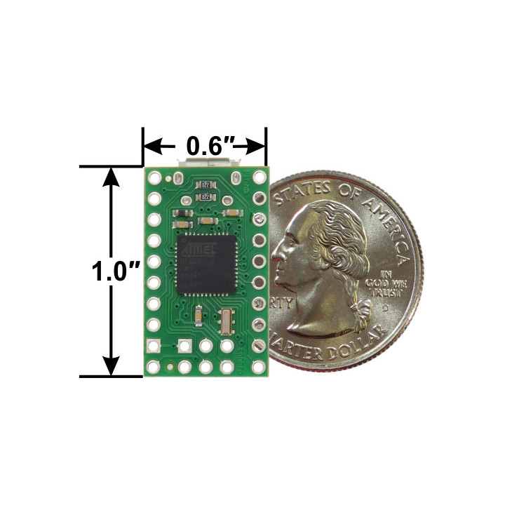 Dimensions de la carte A-Star 32U4 Micro 3101