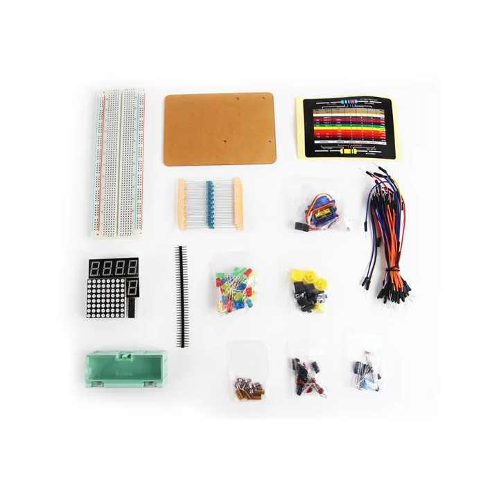 Détail des éléments du Starter kit Partspack pour Uno