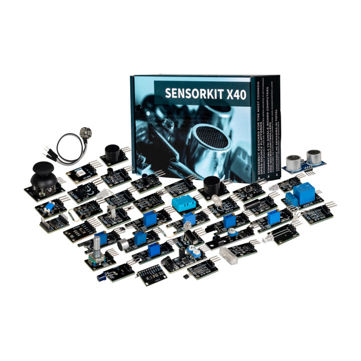 Détail du Kit 40 capteurs SENSX40 pour UNO