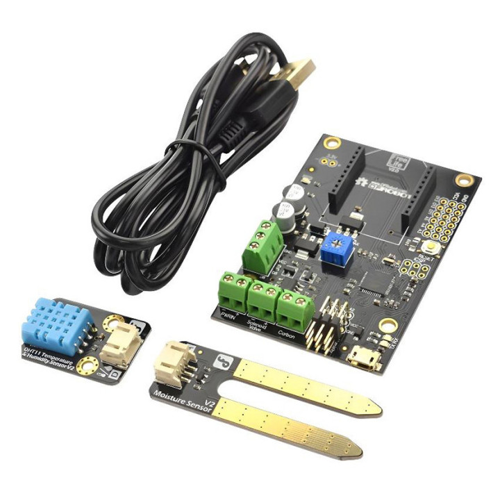 Les principaux élements du Kit EcoDuino arrosage automatique
