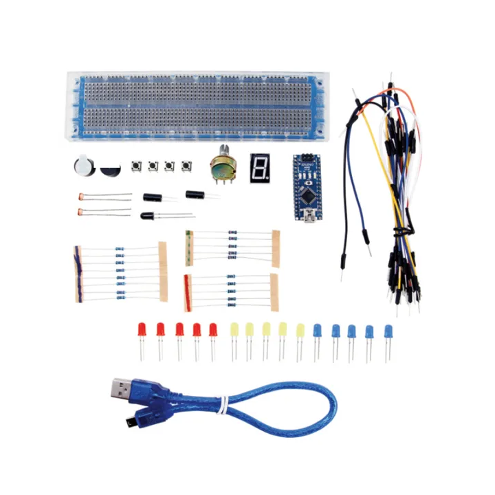 Détail des éléments du Starter kit pour carte NANO