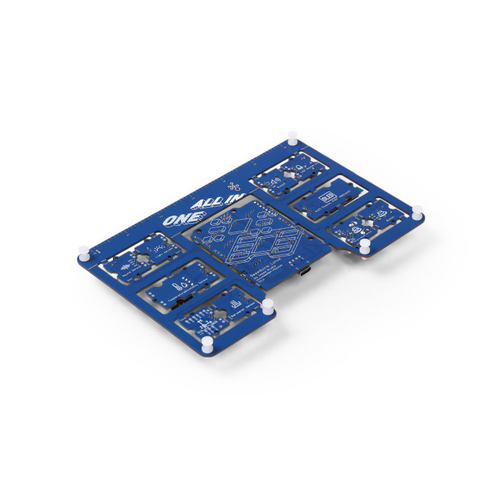 Vue arrière de côté du Beginner kit Grove compatible Arduino®