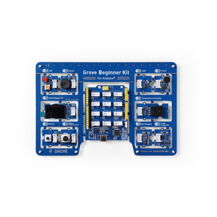 Face avant du Beginner kit Grove compatible Arduino®