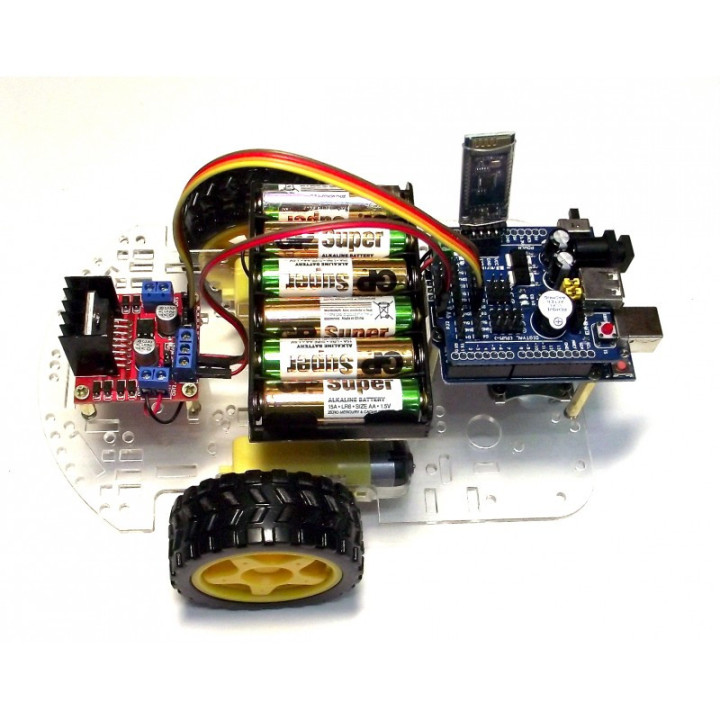 Vue du haut du robot Bluetooth C-9878 (piles non livrées)