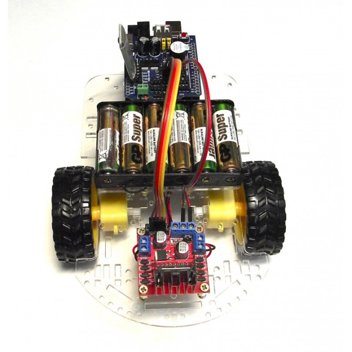 Vue arrière du robot Bluetooth C-9878 (piles non livrées)