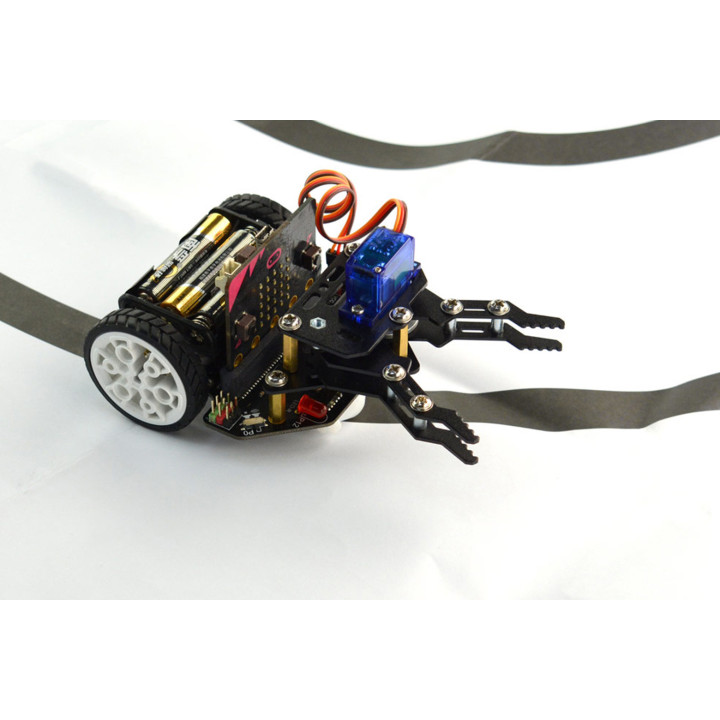 Exemple d'utilisation de la double piste pour robot suiveur de ligne