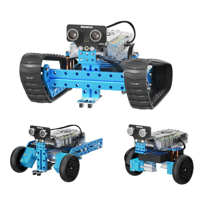 Exemples de montage possible avec le robot mBot Ranger 90092