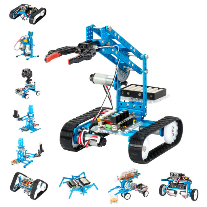 10 possibilités de montage du Robot programmable Makeblock Ultimate 2.0