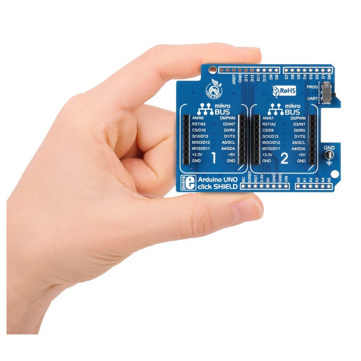 Prise en main du Shield Click pour Arduino® UNO