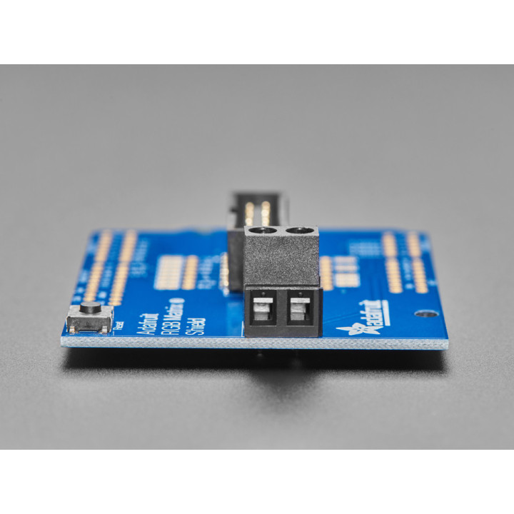 Vue de côté du Kit Shield Matrix RGB pour Arduino®