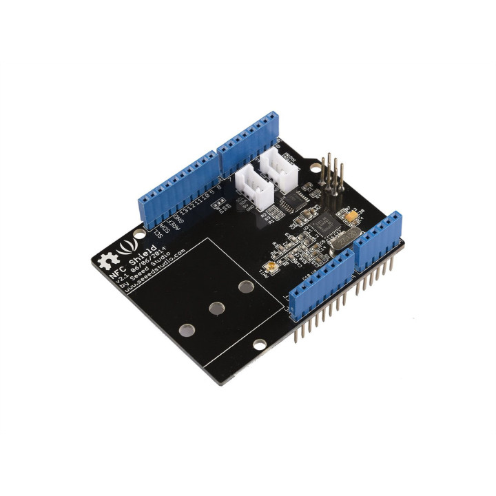 Vue de côté de la carte Shield NFC/RFID 113030001 pour Arduino®