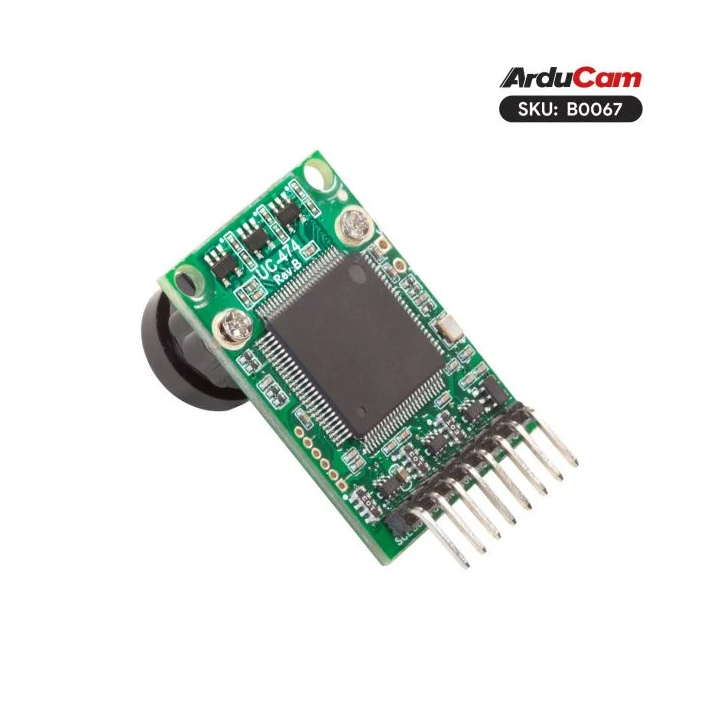 Vue arrière de côté de la caméra MINI ArduCAM 2 MP OV2640