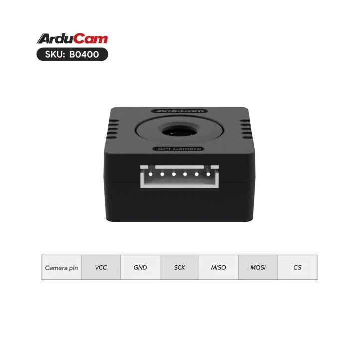 Brochage du module caméra ArduCAM Mega 3 MP B0400