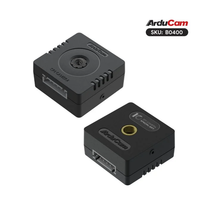 Vues anvant / arrière du module caméra ArduCAM Mega 3 MP B0400