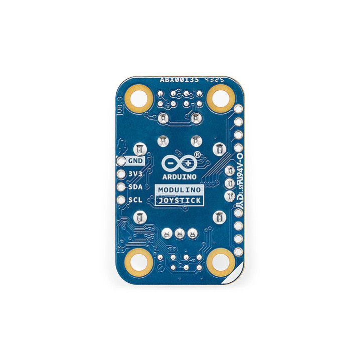 Vue de dessous du module Arduino Modulino Joystick ABX00135