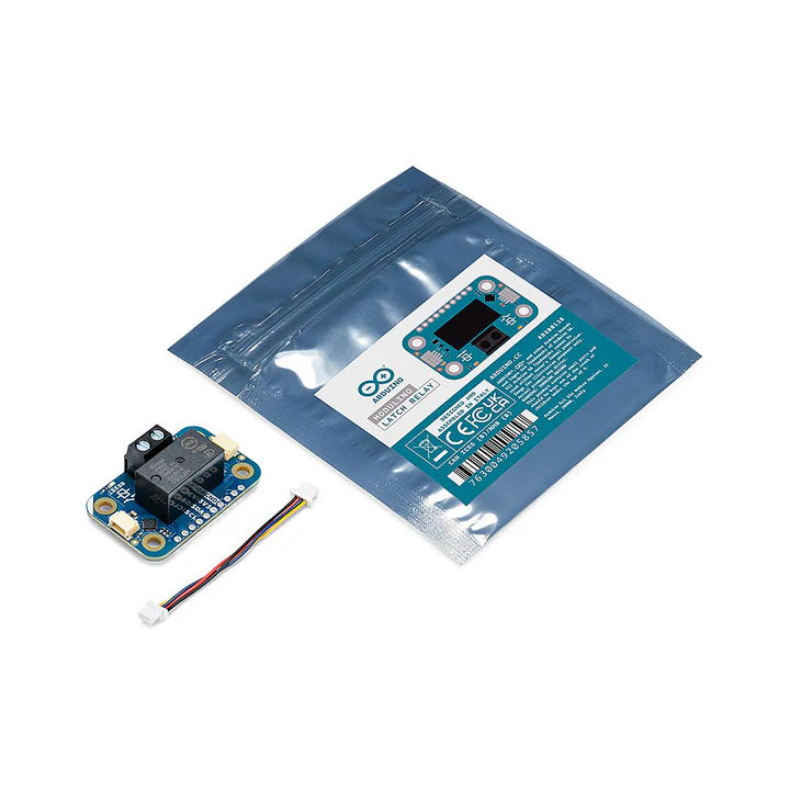 Détail du contenu du module Arduino Modulino Latch Relay ABX00138