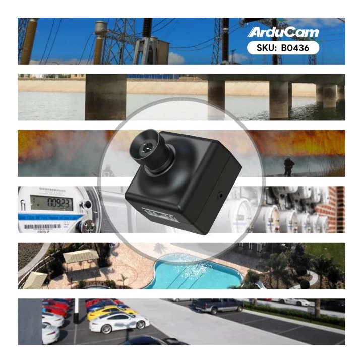 Applications du mini module caméra ArduCAM Mega 5 MP B0436