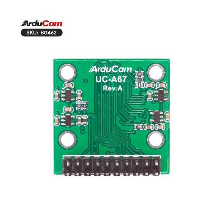 Vue arrière de la caméra ArduCAM GC2145 2MP B0462