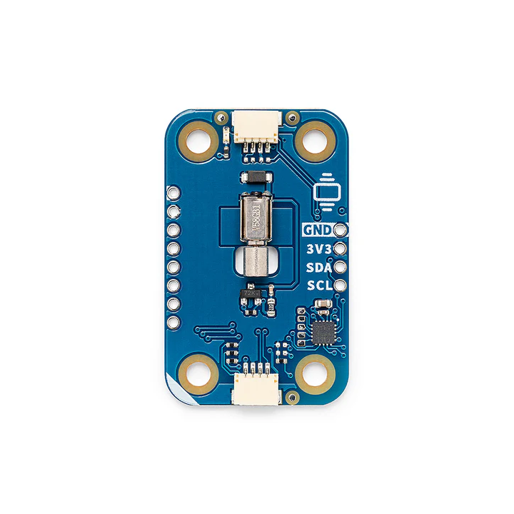 Vue de dessus du module Arduino Modulino Vibro ABX00130