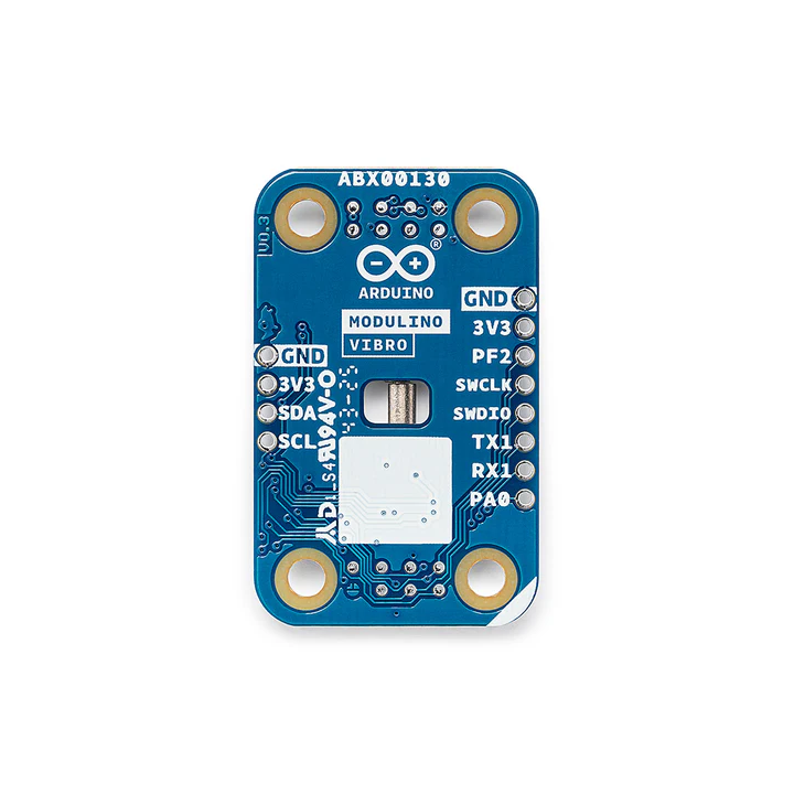 Vue de dessous du module Arduino Modulino Vibro ABX00130