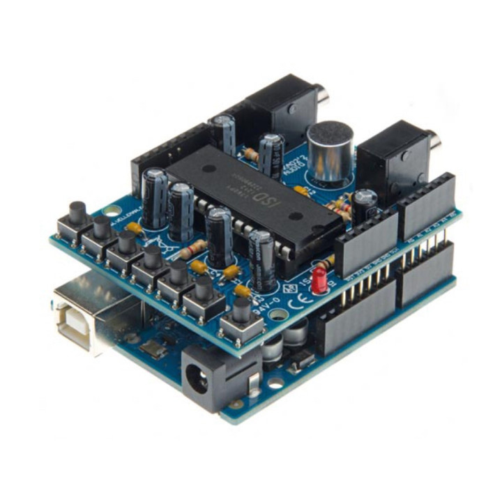 Exemple d'utilisation du du Shield Audio avec une carte Arduino®
