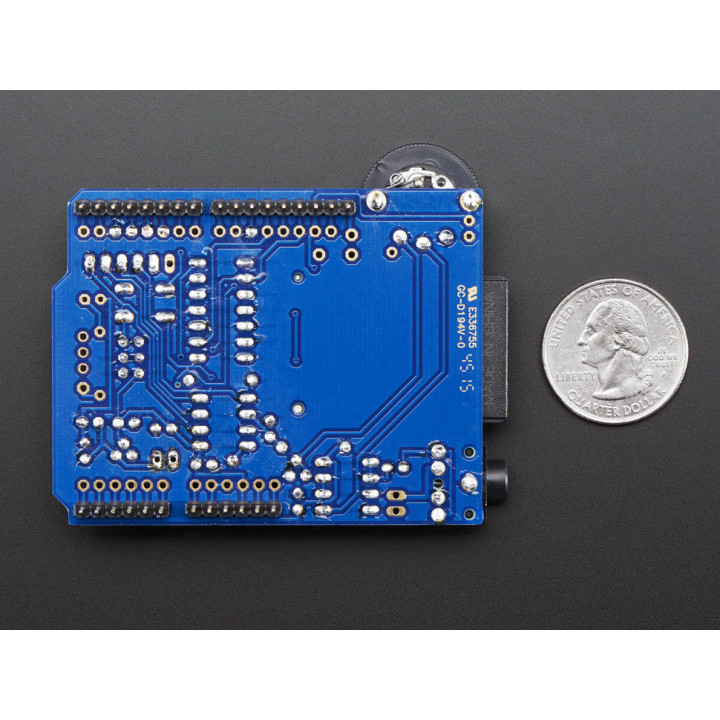 Vue arrière du Kit Wave Shield pour Arduino®