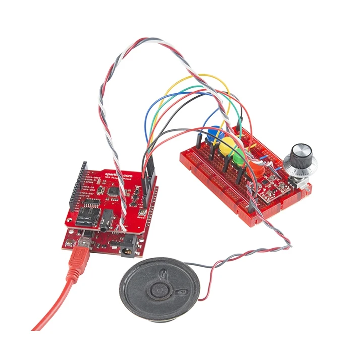 Exemple de mise en œuvre du MP3 shield DEV-12660 pour Arduino®