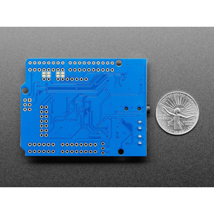 Vue de la face arrière du Shield Music Maker pour Arduino®