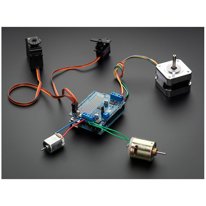 Utilisation du Shield moteurs 4 x 1,2 A ADA1438