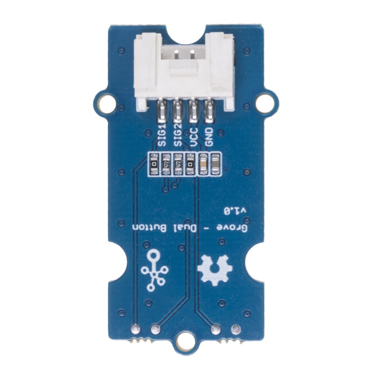Vue de dessous du module 2 boutons Grove 111020103