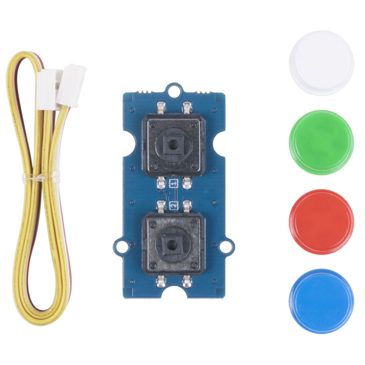 Module Grove 2 boutons-poussoirs 111020103 avec ses accessoires