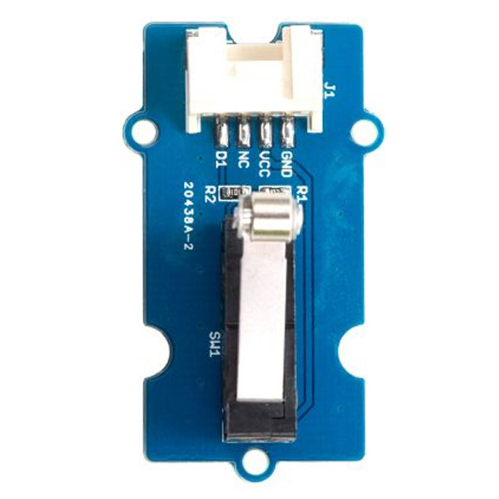Vue de dessus du module microswitch Grove 102020143