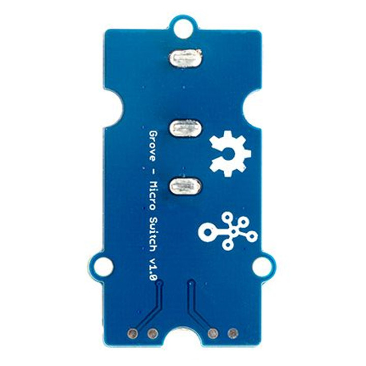 Vue de dessous du module microswitch Grove 102020143